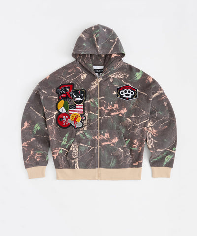 Patches Real Tree Camo Full Zip Hoodie