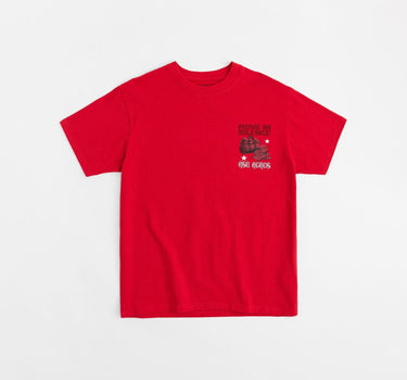 Hustle Over Hype Short Sleeve Tee - Red