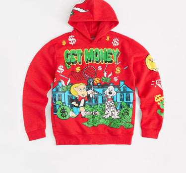 Richie Rich Get Money Hoodie - Red