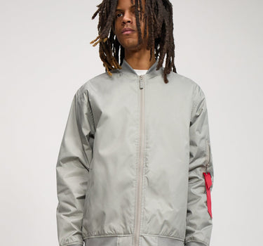 Destroyer Nylon Bomber Jacket - Grey