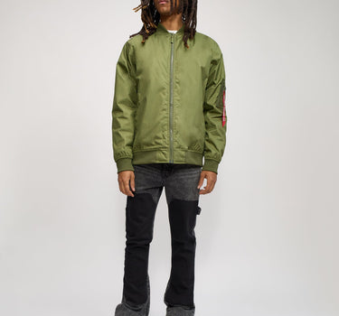 Destroyer Nylon Bomber Jacket - Green