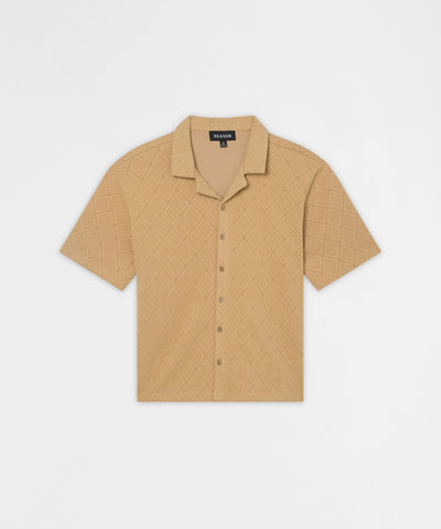 TEXTURED KNIT SHIRT