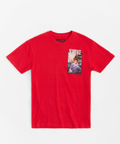 Scarface Car Short Sleeve Tee - Red
