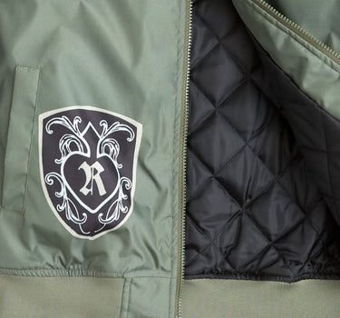 Trust Bomber Jacket - Olive Green