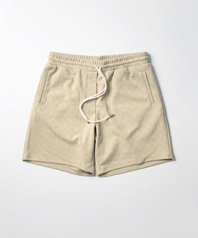 Checker Knit Short - Beige