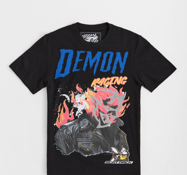 Dodge Hellcat Racing Embroidered Short Sleeve Tee - Khaki