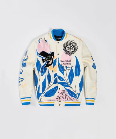 Impossible Varsity Jacket - Cream