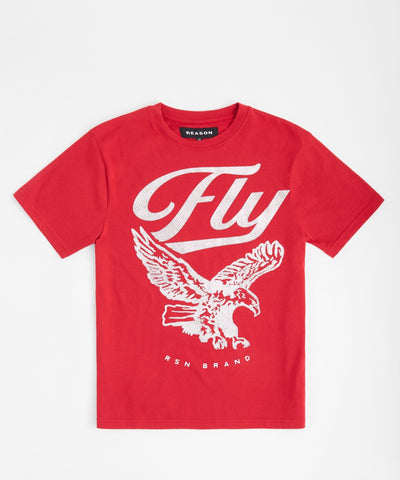 Fly Higher Short Sleeve Tee - Red