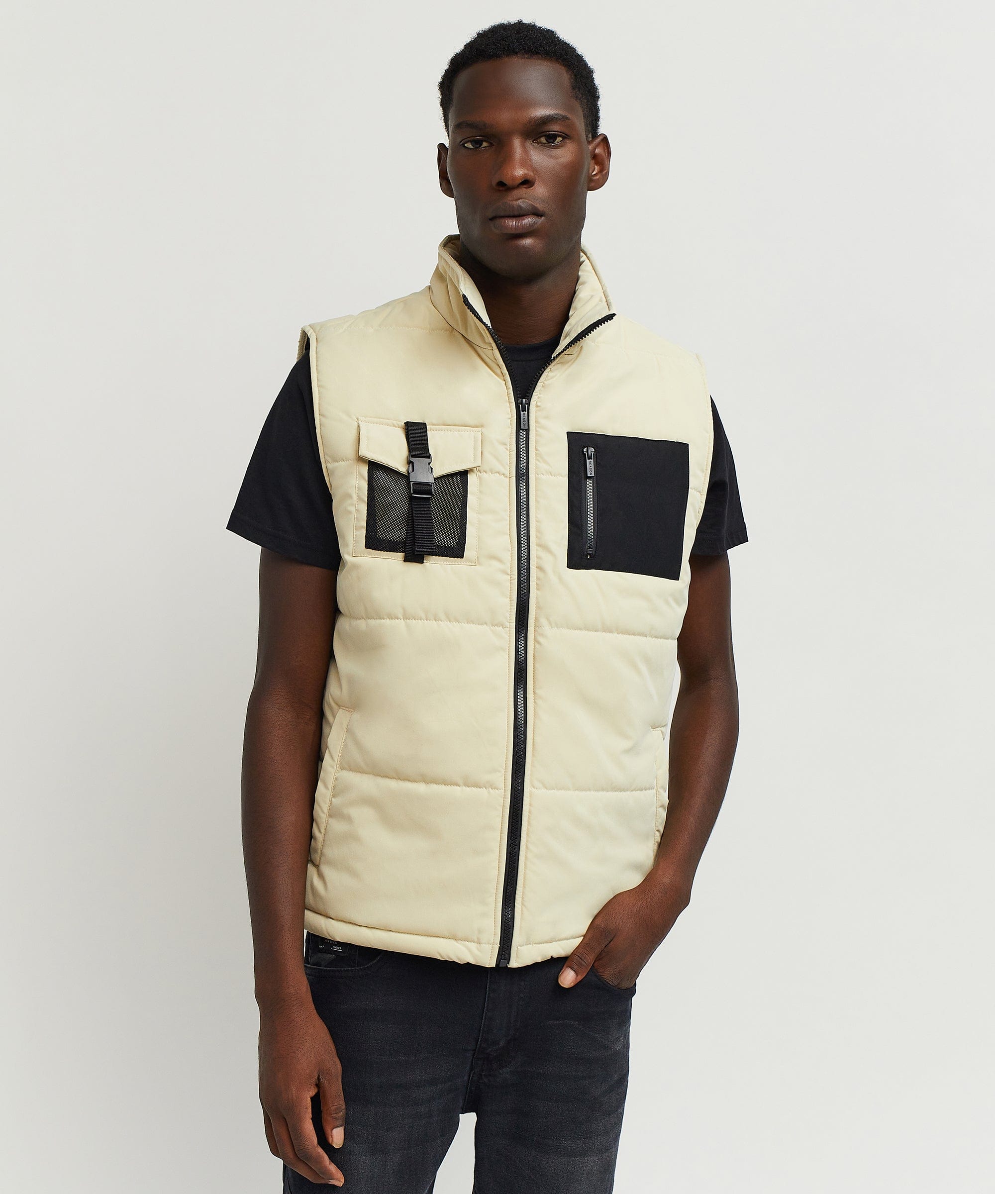 Associate Utility Vest - Taupe – Reason Clothing