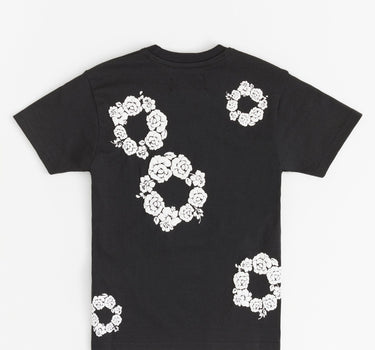Women Rose Tee - Black