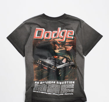 Dodge Revolution Short Sleeve Tee - Washed Black