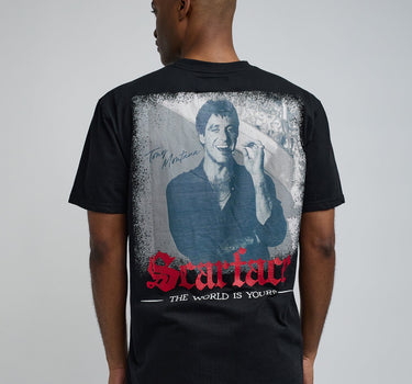 Scarface™ Pocket Back Print Short Sleeve Tee - Black