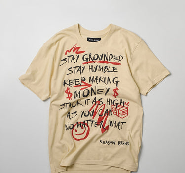 Stay Grounded Short Sleeve Tee - Sand