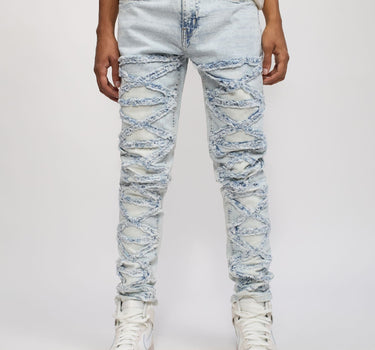 Kids Mini Paulie Denim Jeans - Light Blue