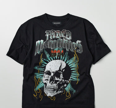 Faded Memories Tour Oversized Short Sleeve Tee - Black