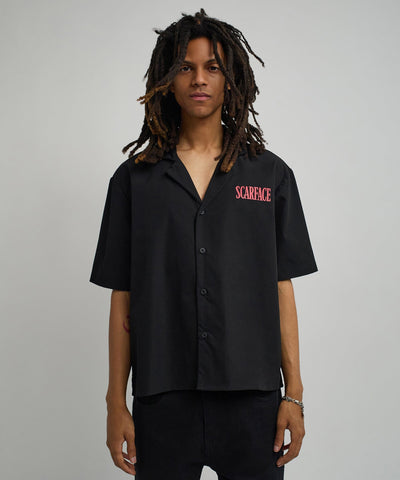 Scarface Woven Shirt - Black