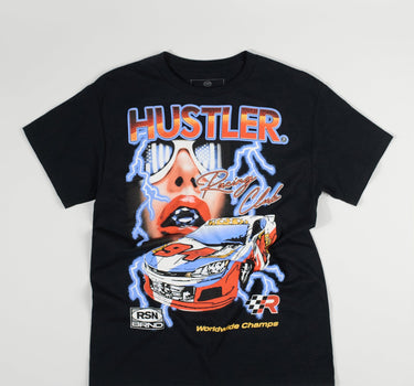 Hustler Racing Short Sleeve Graphic Tee - Black