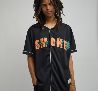 Smoke Baseball Jersey - Black