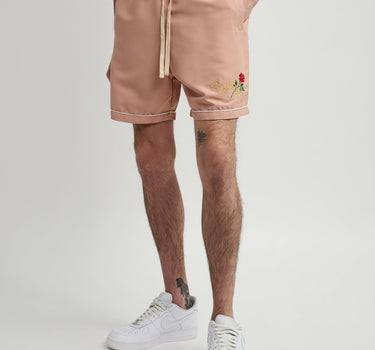 Clubmaster Embroidered Shorts - Sand