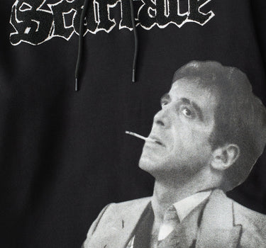 Scarface Old English Chenille Hoodie - Black