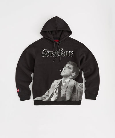 Scarface Old English Chenille Hoodie - Black