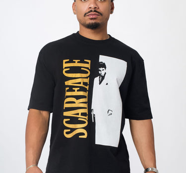 Scarface Gold Foil Tee - Black