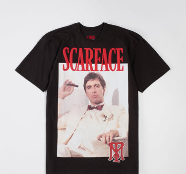 Scarface White Suit Short Sleeve Tee - Brown