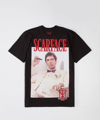 Scarface White Suit Short Sleeve Tee - Brown