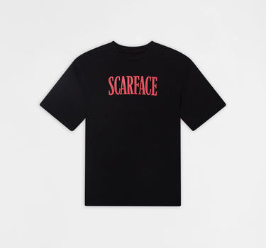 Scarface Washed Short Sleeve Tee - Black