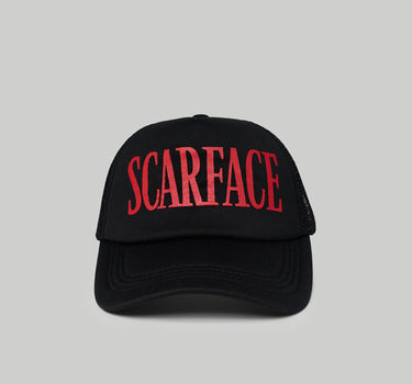 Scarface Print Trucker Hat - Black