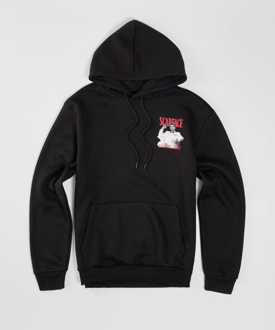 Scarface Cover Back Print Hoodie - Black