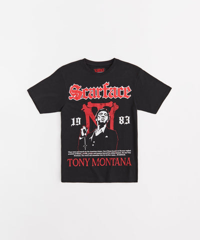 Scarface The World Short Sleeve Tee - Black