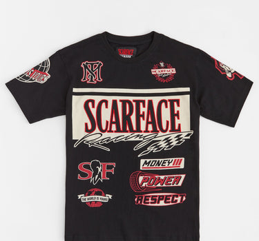 Scarface Racing Short Sleeve Tee - Black