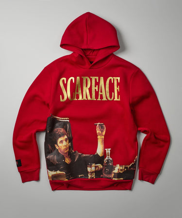 Scarface Photo Print Hoodie Red – Reason Clothing