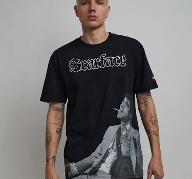 Scarface Old English Short Sleeve Tee - Black