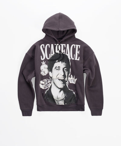 Scarface Tony Montana Oversized Hoodie - Grey