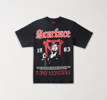 Scarface The World Short Sleeve Tee - Black