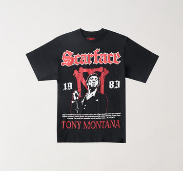 Scarface The World Short Sleeve Tee - Black