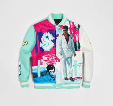 Scarface Retro Varsity Jacket - Multi