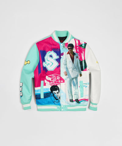 Scarface Retro Varsity Jacket - Multi