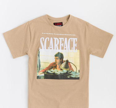 All We Trust Is Us Vintage Short Sleeve Tee - Burnt Olive