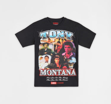 Plus Size Scarface Who To Trust Short Sleeve Tee - Black