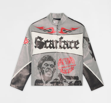 Scarface Moto Jacket PU - Grey
