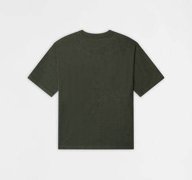Scarface Power Heavy Terry Short Sleeve Tee - Olive Green