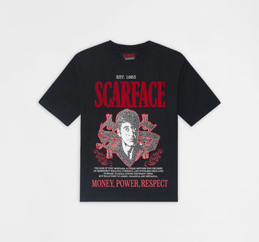 Scarface MPR Chenille Patched Tee - Black
