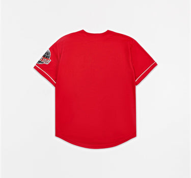 Scarface Baseball Button Up Jersey - Red
