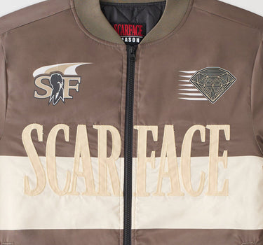 Scarface Racing Jacket - Khaki