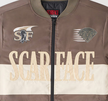Scarface Racing Jacket - Khaki