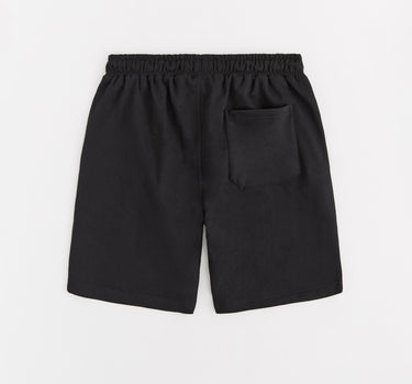Scarface Money Power Respect Embroidered Fleece Short - Black