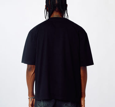 Scarface Split Short Sleeve Tee - Black